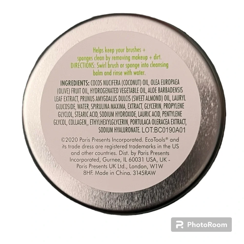 NEW IN PACKAGING ecotools and Real Techniques makeup sponges + Cleansing Balm